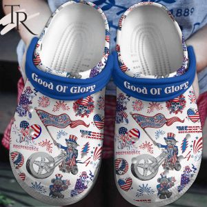 Grateful Dead Good Ol Glory 4th Of July Independence Crocs