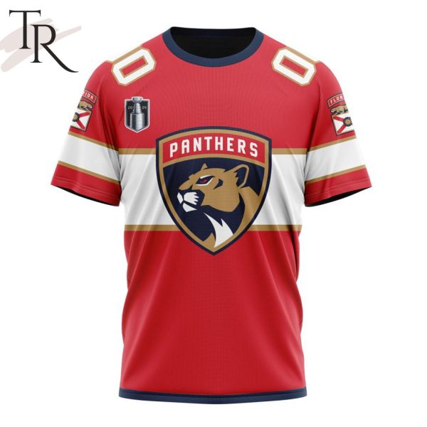 NHL Florida Panthers 2024 Stanley Cup Final Home Kits Hoodie