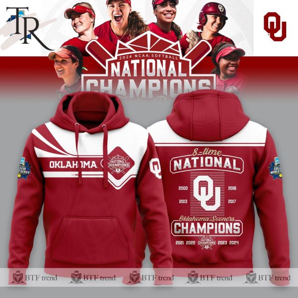 8-Time National Champions Oklahoma Sooners Hoodie