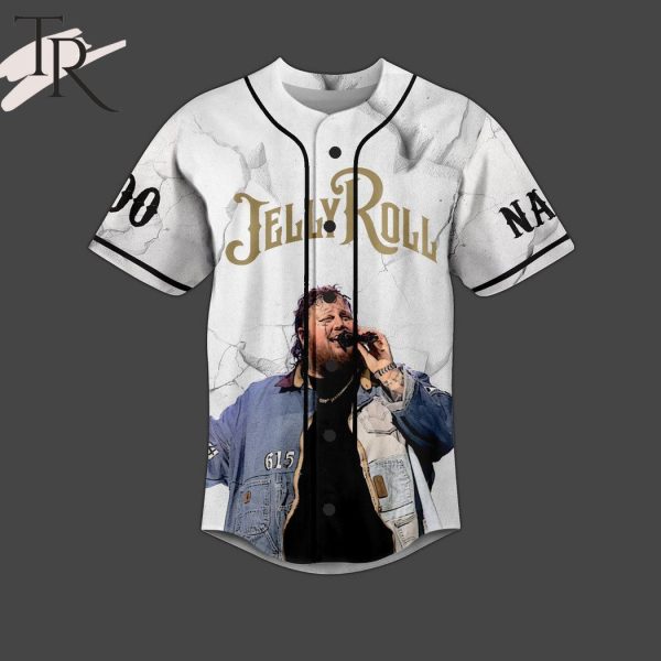 Jelly Roll I’m Not Okay But It’s All Gonna Be Alright Custom Baseball Jersey