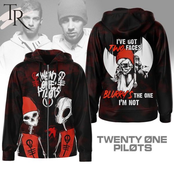 Twenty One Pilots I’ve Got Two Faces Blurry’s The One I’m Not Hoodie