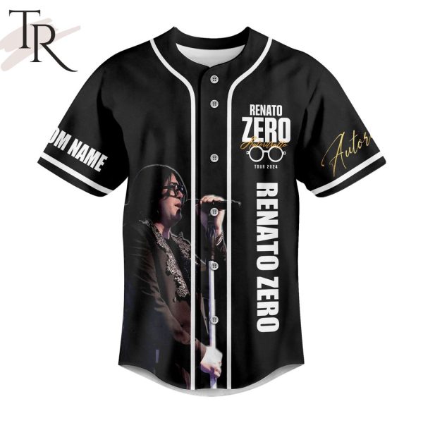 Renato Zero I Concerti Evento Tour 2024 Custom Baseball Jersey