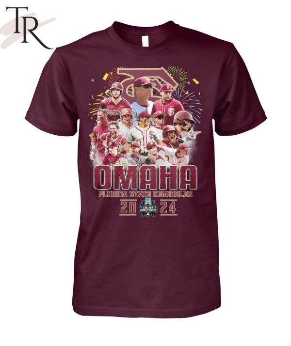 Omaha Florida State Seminoles 2024 College World Series T-Shirt