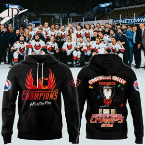 Coachella Valley Firebirds Western Conference Champions 2024 Hoodie, Longpants, Cap – Black