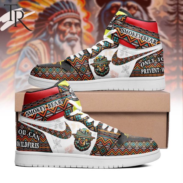 Smokey Bear Only You Can Prevent Wildfires Air Jordan 1, High Top
