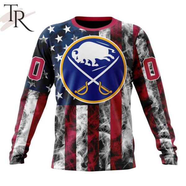 NHL Buffalo Sabres Special Design For Independence Day The Fourth Of July Hoodie