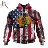 NHL Carolina Hurricanes Special Design For Independence Day The Fourth Of July Hoodie