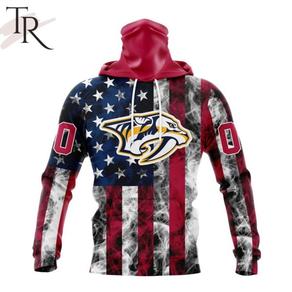 NHL Nashville Predators Special Design For Independence Day The Fourth Of July Hoodie