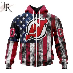 NHL New Jersey Devils Special Design For Independence Day The Fourth Of July Hoodie