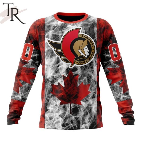 NHL Ottawa Senators Special Design For Canada Day Hoodie