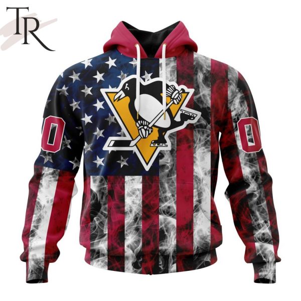 NHL Pittsburgh Penguins Special Design For Independence Day The Fourth Of July Hoodie