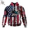 NHL Seattle Kraken Special Design For Independence Day The Fourth Of July Hoodie