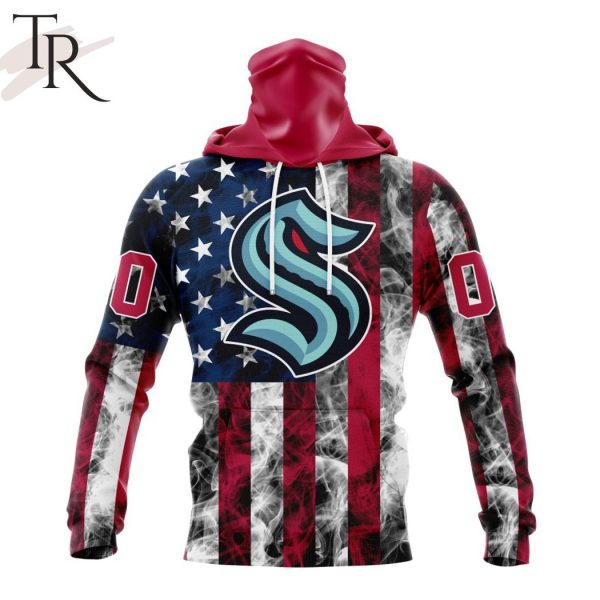 NHL Seattle Kraken Special Design For Independence Day The Fourth Of July Hoodie