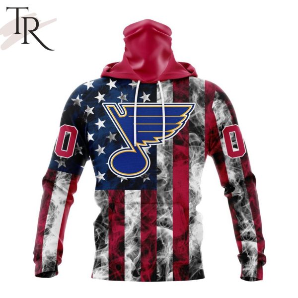 NHL St. Louis Blues Special Design For Independence Day The Fourth Of July Hoodie