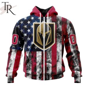 NHL Vegas Golden Knights Special Design For Independence Day The Fourth Of July Hoodie