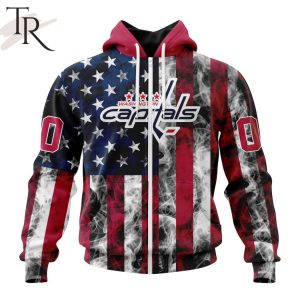 NHL Washington Capitals Special Design For Independence Day The Fourth Of July Hoodie