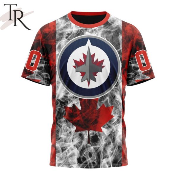NHL Winnipeg Jets Special Design For Canada Day Hoodie
