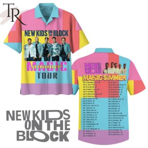 New Kids On The Block Magic Summer Tour Hawaiian Shirt