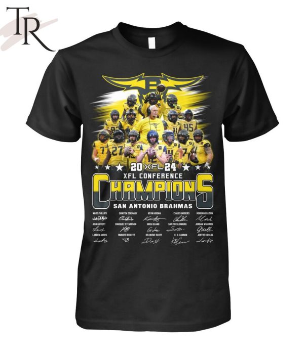 2024 XFL Conference Champions San Antonio Brahmas T-Shirt