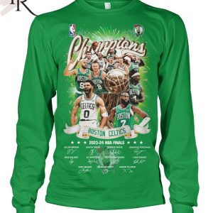 Champions Boston Celtics 2023-24 NBA Finals T-Shirt