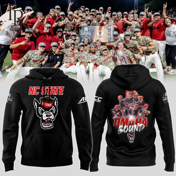 NC State Wolfpack Omaha Bound Super Regional Champs Hoodie