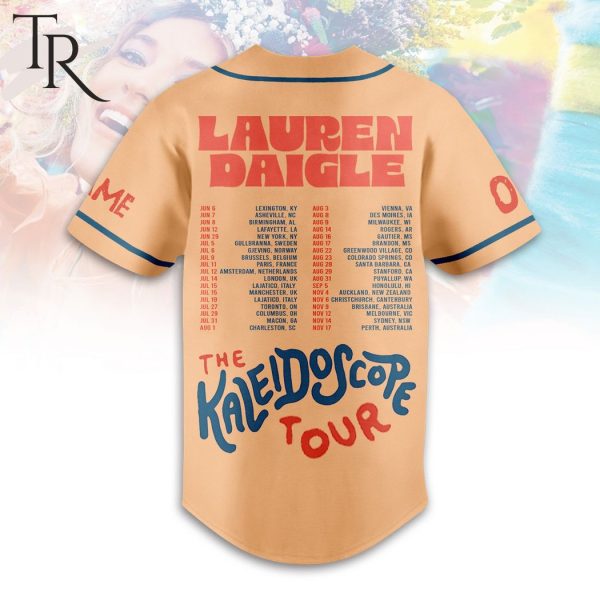 Lauren Daigle The Kaleidoscope Tour Custom Baseball Jersey