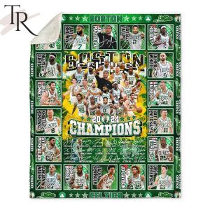 Boston Celtics 2024 Champions Fleece Blanket