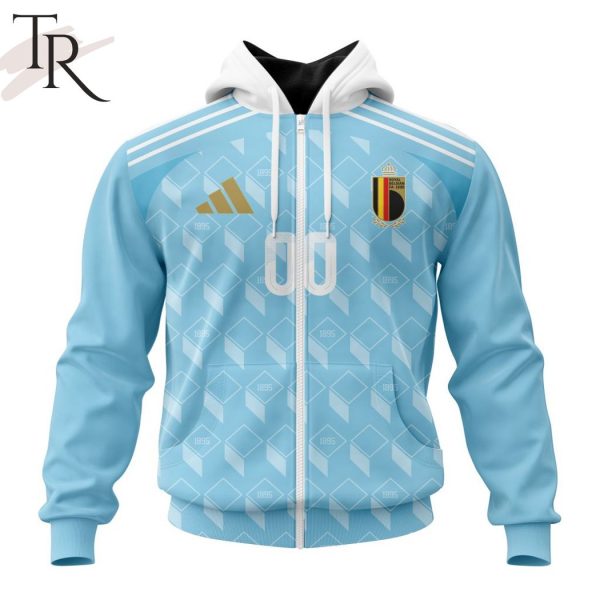 Belgium National Football Team Personalized 2024 Away Kits Hoodie