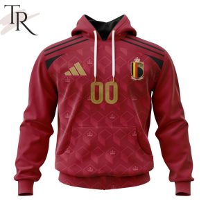 Belgium National Football Team Personalized 2024 Home Kits Hoodie