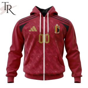 Belgium National Football Team Personalized 2024 Home Kits Hoodie