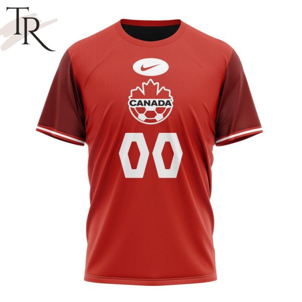 Canada National Soccer Team Personalized 2024 Home Kits Hoodie