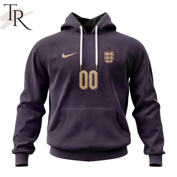 England National Football Team Personalized 2024 Away Kits Hoodie