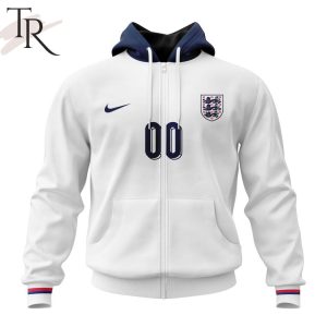 England National Football Team Personalized 2024 Home Kits Hoodie