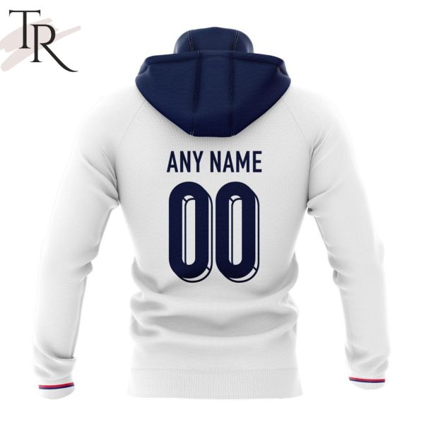 England National Football Team Personalized 2024 Home Kits Hoodie