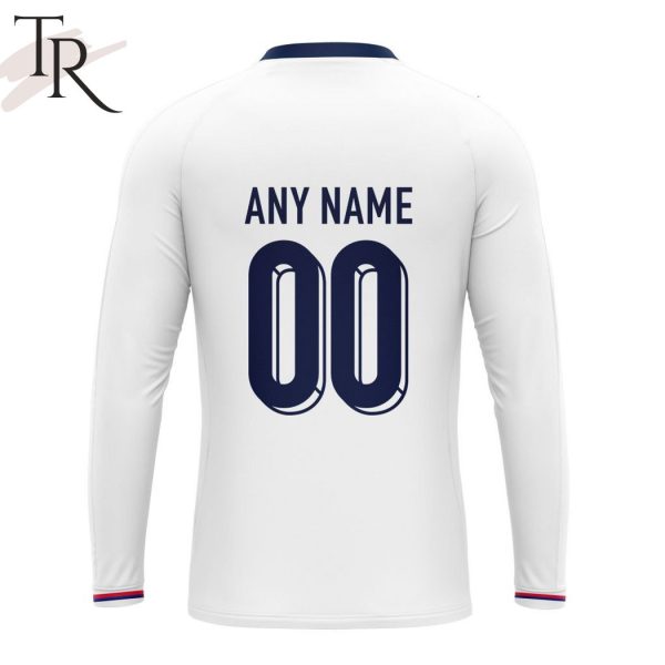 England National Football Team Personalized 2024 Home Kits Hoodie