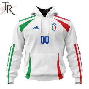 Italy National Football Team Personalized 2024 Away Kits Hoodie