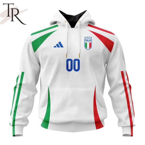 Italy National Football Team Personalized 2024 Away Kits Hoodie