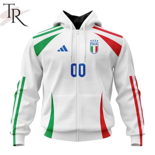 Italy National Football Team Personalized 2024 Away Kits Hoodie