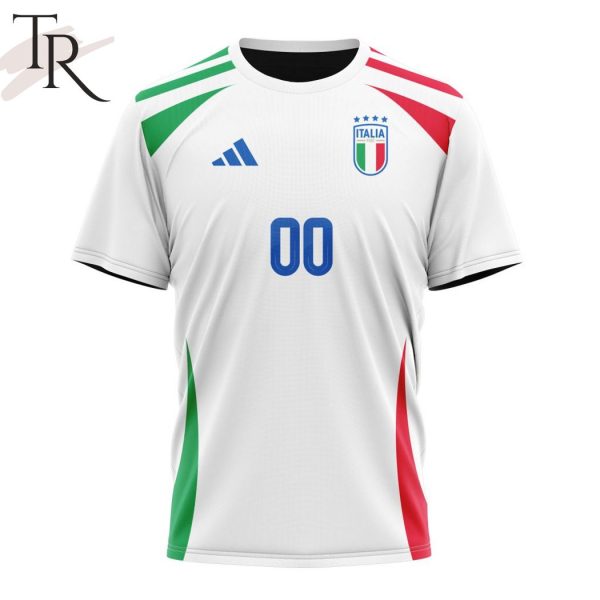 Italy National Football Team Personalized 2024 Away Kits Hoodie