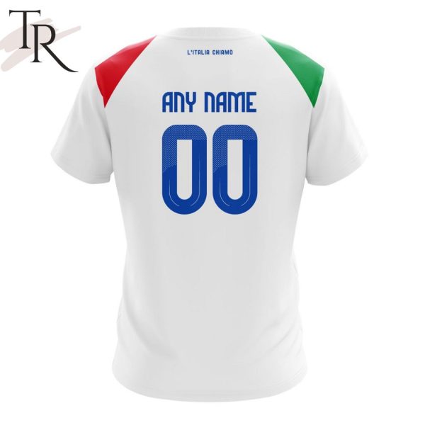 Italy National Football Team Personalized 2024 Away Kits Hoodie