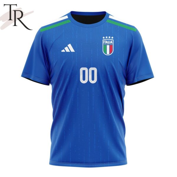 Italy National Football Team Personalized 2024 Home Kits Hoodie