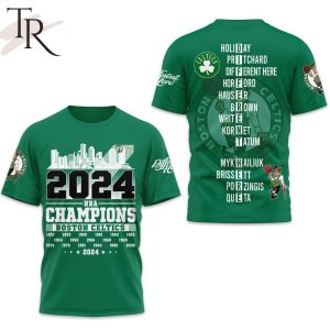 2024 NBA Champions Boston Celtics Hoodie – Green