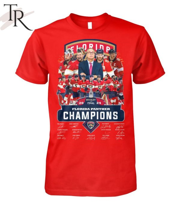 Stanley Cup 2024 Final Florida Panther Champions T-Shirt
