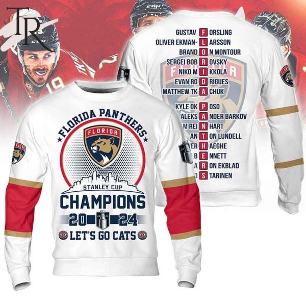 Florida Panthers Stanley Cup Champions 2024 Hoodie – White