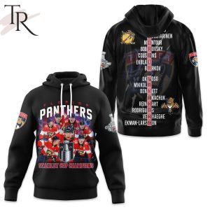 NHL Florida Panthers Stanley Cup Champions Hoodie – Black