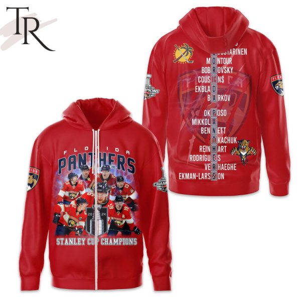 NHL Florida Panthers Stanley Cup Champions Hoodie – Red