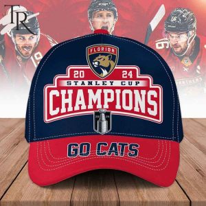 Florida Panthers 2024 Stanley Cup Champions Go Cats Classic Cap – Navy