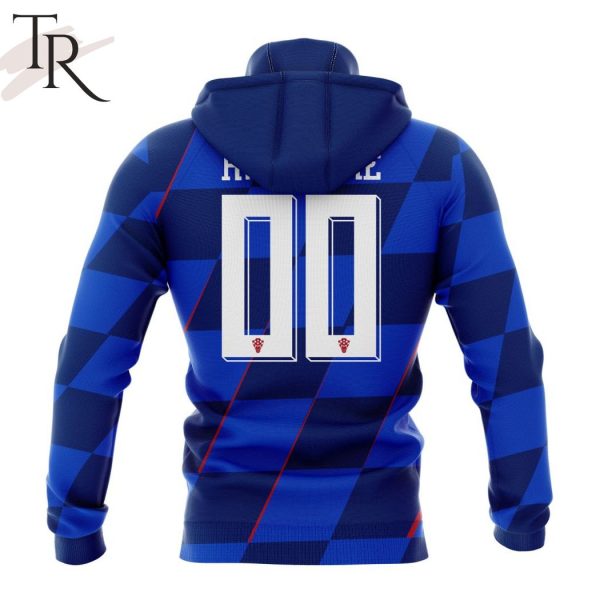 Croatia National Football Team Persoalized 2024 Away Kits Hoodie