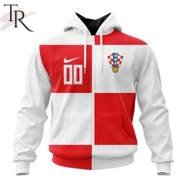 Croatia National Football Team Persoalized 2024 Home Kits Hoodie