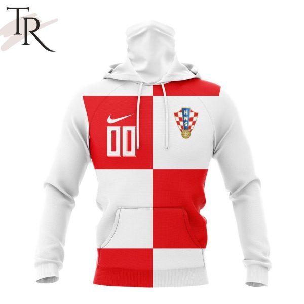 Croatia National Football Team Persoalized 2024 Home Kits Hoodie